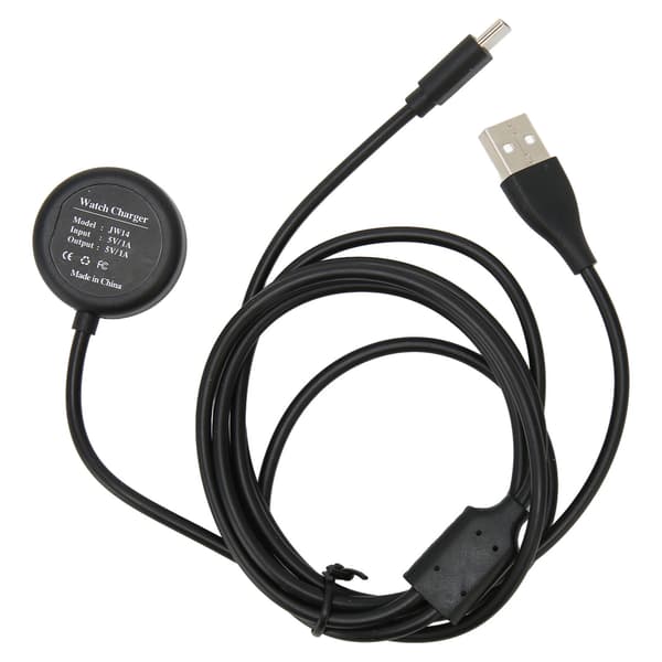 Ur-oplader bærbar USB A USB C 2 i 1 magnetisk trådløs opladerkabel til Galaxy Watch 4 5 til Active 2