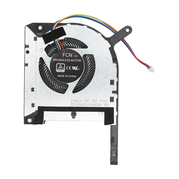 CPU GPU køleventilator 4-benet god varmeafledning bærbar køleventilator til Asus TUF Gaming FX505DU til FX505DY til FX505DD GPU-ventilator