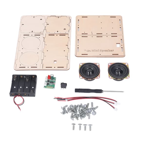 DIY Bluetooth-högtalarkit Stereo Surround Giftfritt Kompositträ DIY-högtalarkit för Elev