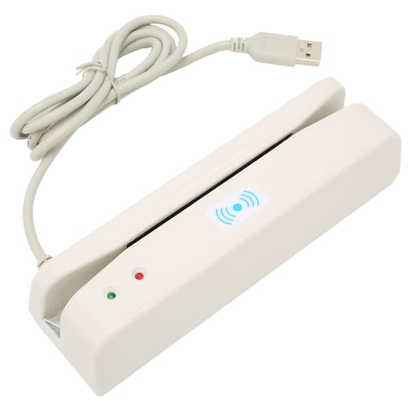 Kortlæser Letvægts USB-interface 2-vejs swipe Praktisk læser til banksystemer