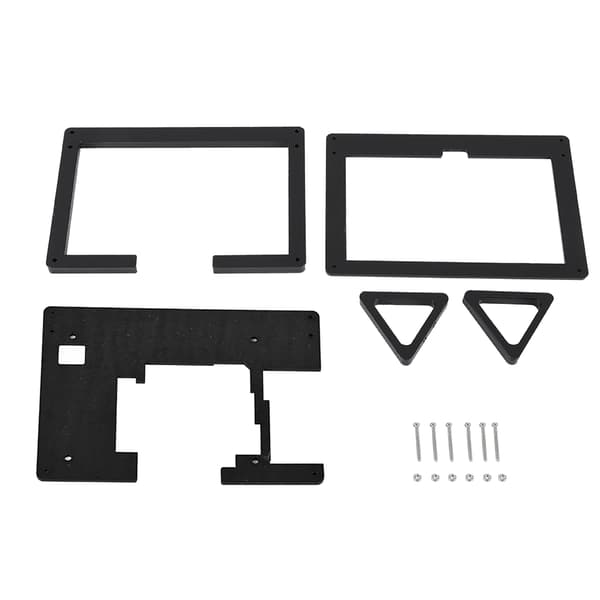 5 tommer akrylbeslag etuiholder LCD-skærm til Raspberry Pi sort