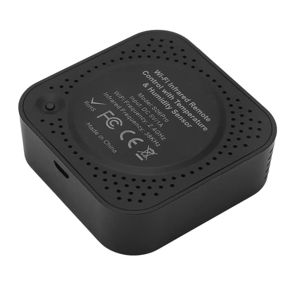 WiFi Smart Temperatur- och Fuktighetssensor med Fjärrkontroll, USB-driven för Hemmet
