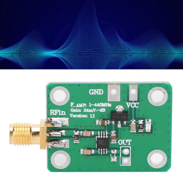 RF-effektmätarkort 1440MHz loggdetektormodul AD8310 högfrekvent