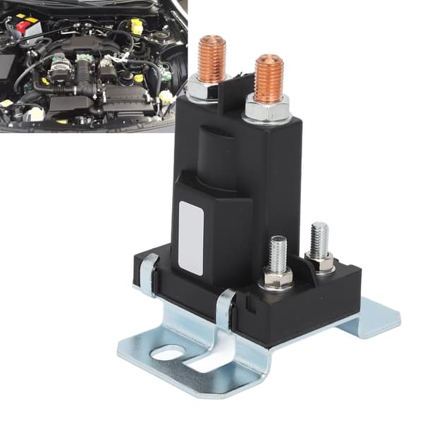 Startrelæ 150A Kraftig Solenoid, Messingspole ABS-kabinet, 24V Auto Plæneklipper Traktor Erstatning
