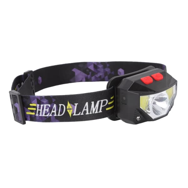 LED Utomhuspannlampa ABS Mini Multifunktionell USB-laddning COB Sensor Pannlampa