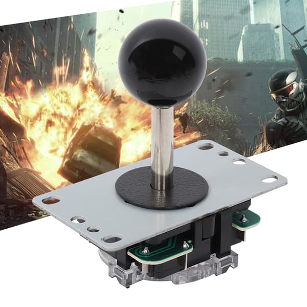 CY-822A DIY Arkadespilsknap og Joystick Enkelt Rocker Sæt til Raspberry Pi PC Spillemaskine Sort