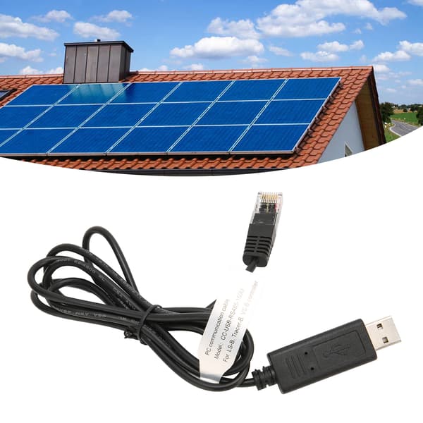 USB til RS485 seriel adapterkabel 1,5 m langt messing PC-kommunikationskabel til solcelleinverterforbindelse