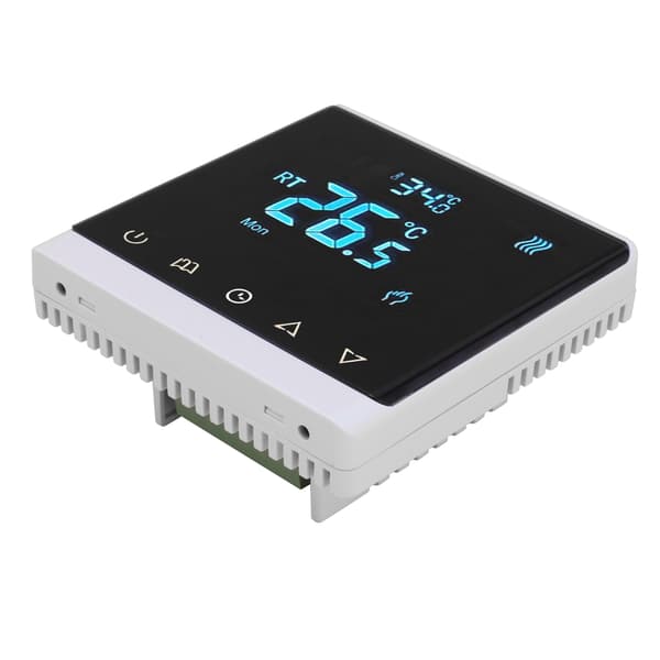 LCD-termostat Hushåll Intelligent Fläktkonvektor Luftkonditionering Temperaturregulator AC220V
