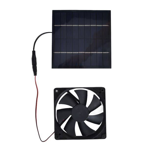Soldrevet Ventilationsventilator 10W Enkelt Vandtæt Panel Kit til Hønsehus Drivhus