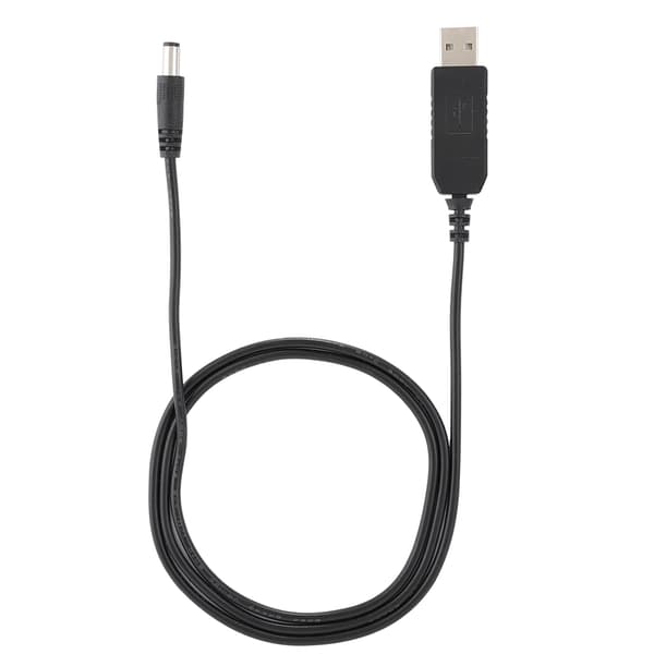USB til 5.5MM x 2.1MM Interface 5V til 12V Boost-kabel til bordlamper / routere / modemer