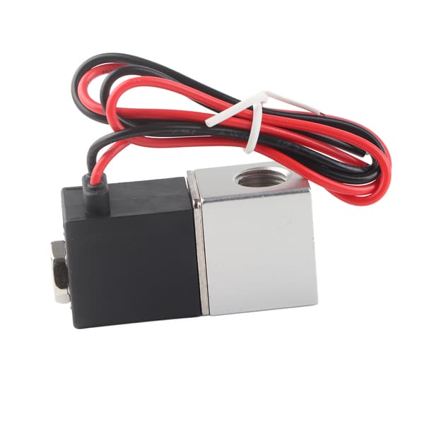 24V DC snabb respons elektrisk magnetventil 2 positioner 2-vägs luftvattenolja G1/4