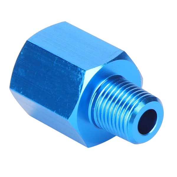Aluminium NPT Reducer Bøsning M12 til 1/8 Trykmåler Adapter Fitting Eksplosionssikker