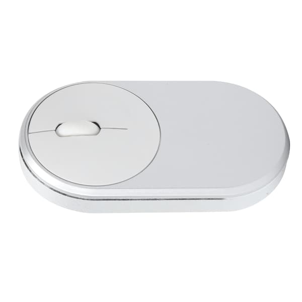 2.4Ghz Trådløs Mus Genopladelig Bluetooth Optisk USB Plugin Notebook Kontor Tilbehør (Sølvgrå)
