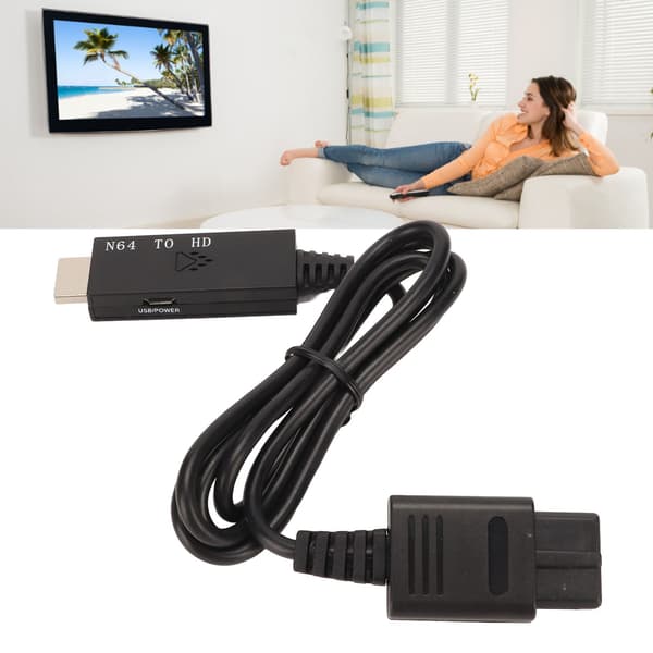Til N64 til HD Multimedia Interface Konverter Professionel 720P 1080P Skiftende HD Videoadapter til HDTV-skærm