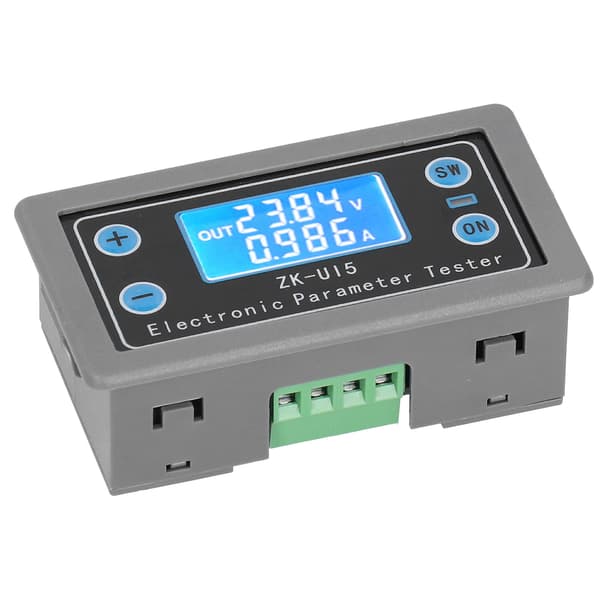 ZKU15 Spændingsstrømstestmåler LCD Digitalt Display Multifunktionel Volt Amperemeter