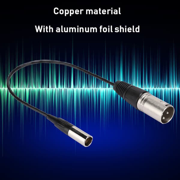 Mini XLR 3PIN han til Canon lydkabel til overførsel af kameramikrofoninterface