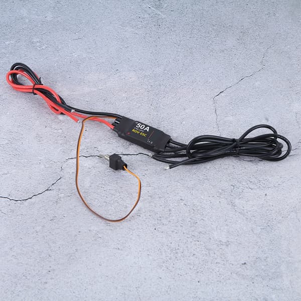 Vandtæt børsteløs ESC 50A 2-6S til 24V RC bådmodel undervands thruster