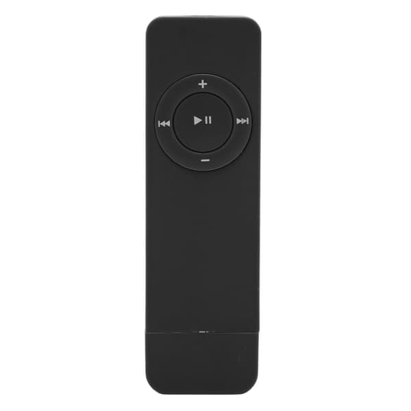 MP3-afspiller tabsfri lyd understøtter op til 64 GB mini-musikafspiller til studerende, løb, rejser, sort