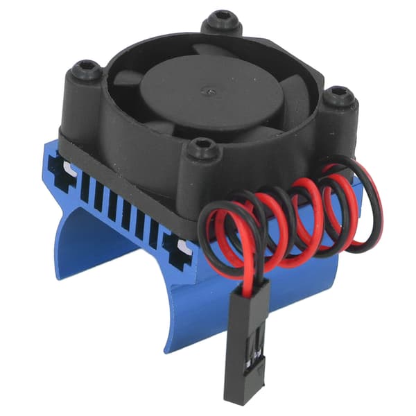 RC Motor Køleventilator Kølepladeventilator RC Tilbehør til Traxxas 1/18 Fjernstyret Bil Blå