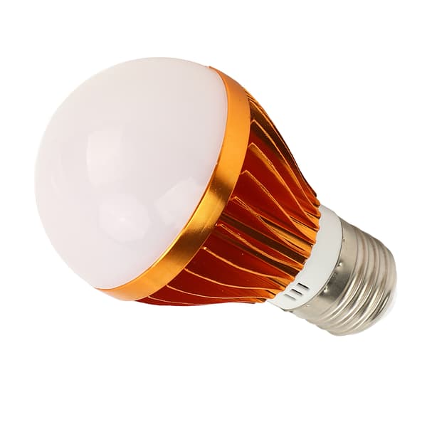E27 LED Pære DC12V 5W Varm Hvid med 3M Ledning til Indendørs Rumbelysning