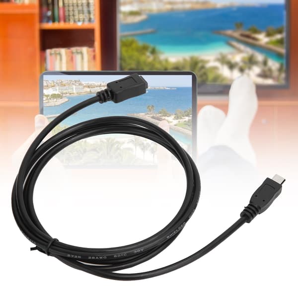 Micro USB 2.0 hane till Micro USB hona förlängningskabel för telefon/surfplatta