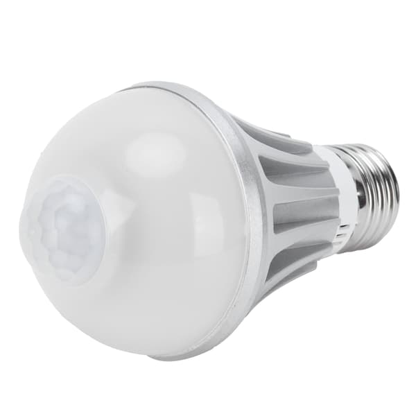 7W E27 Rörelsesensor LED-lampa Varmvit 85-265V för Hall & Trapphus