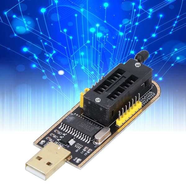 CH341A USB BIOS-programmørmodul EEPROM Flash-chip til fejlfinding og backup