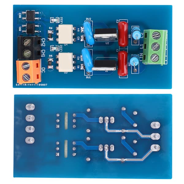 PLC Relækort 2-kanals Optokobler Isoleret Modul 8-230V AC