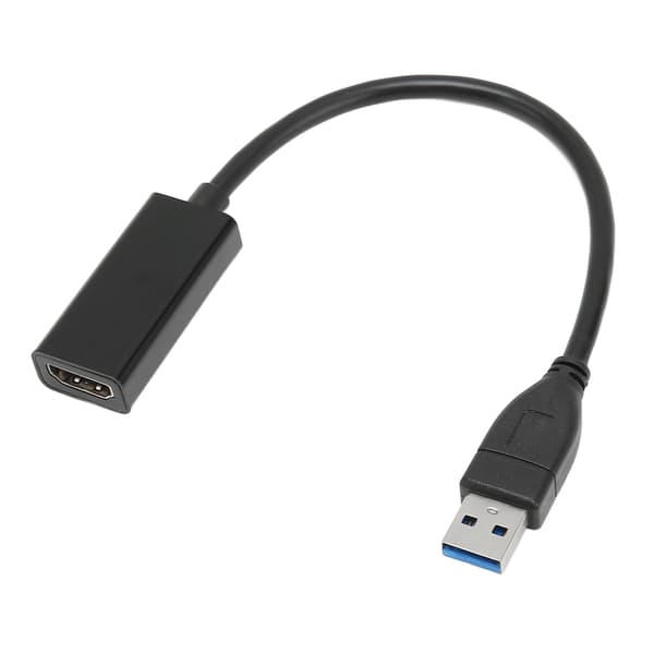 USB3.0 till HD Multimedia Interface-adapter Bärbar 1080P 60HZ 5Gbps Videoadapteromvandlare för Windows 7 8 10 PC