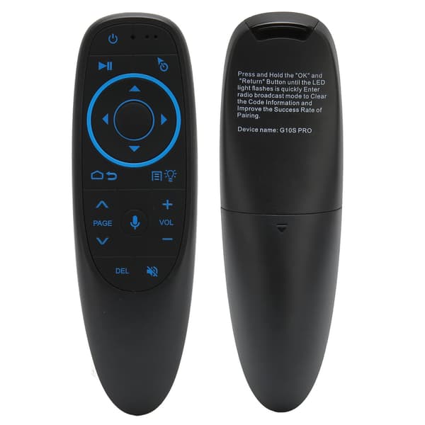 Röstfjärrkontroll Känslig Multifunktionell Bluetooth Air Remote för Android System TV-skydd G10S PRO BT