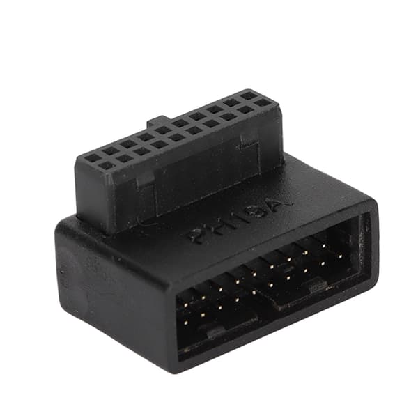 USB 3.0 90° sovitin monikerroksinen piirilevy helppo asennus 19/20-nastainen virtasovitin PH19A