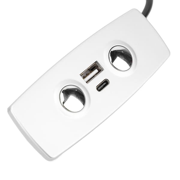 Byte av reclinerkontroll 2 knappar 5 stift USB Typ C Ström Elektrisk Lyftstol Soffa Handkontrollbrytare