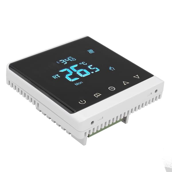 LCD-termostat Hushåll Intelligent Fläktkonvektor Luftkonditionering Temperaturregulator AC220V