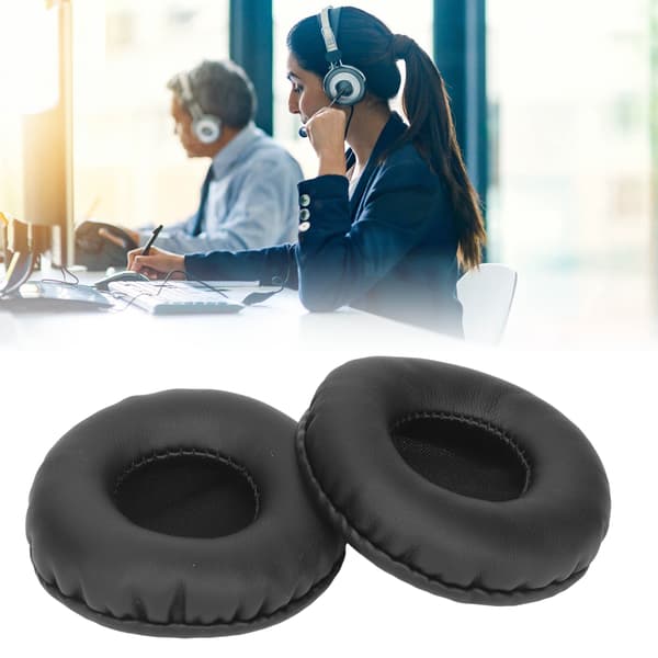 60 mm ørepuder universelle forbedrer basudskiftning headset ørepuder til headsetdel