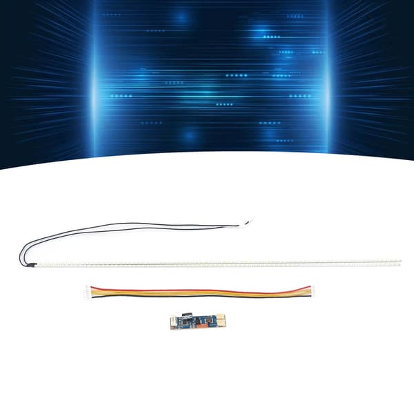 LED-baggrundsbelysningsstrimmel 490 mm LCD Universal PC-kort Glasfiber til lampemodul