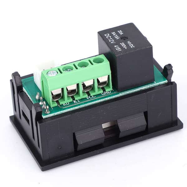W1218 DC12V Digital Termostat Regulator, -20~100°C, Blåt LED Display, 12V Temperaturstyring