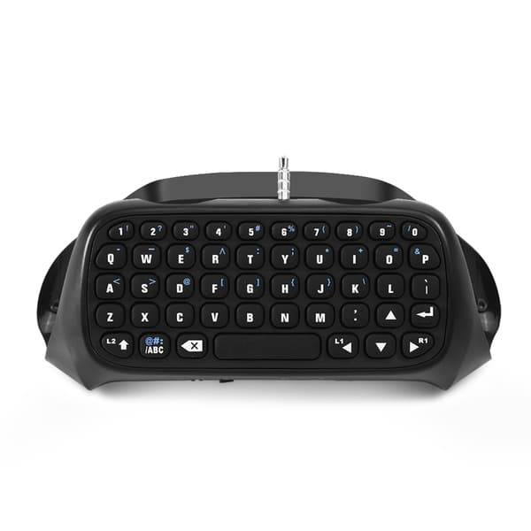 Mini trådlöst Bluetooth-speltangentbord Chatpad för PS4-kontroll