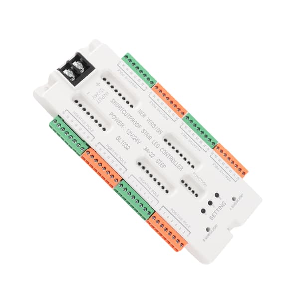 Bevægelsessensor LED Trappelys Controller Intelligent Automatisk Kaskaderende Trappe Stige Trin Lys Controller til Trappebelysning