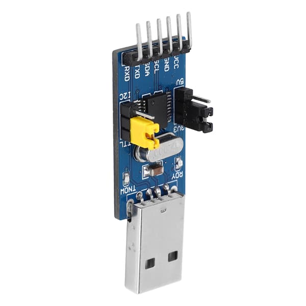 USB-I2C/UART TTL-sarjamuunninsovitinmoduuli hyppyjohdoilla
