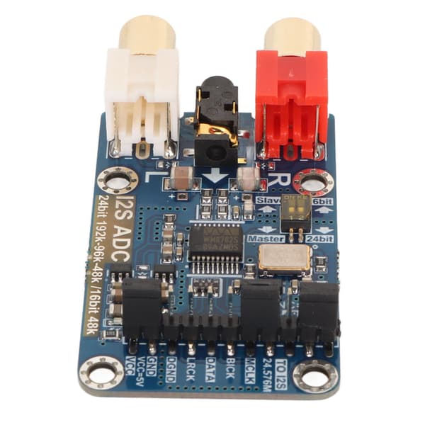 I2S ADC Audio I2S Capture Card Module Master Slave Mode Development Board Lossless Digital Audio I2S ADC Decoder