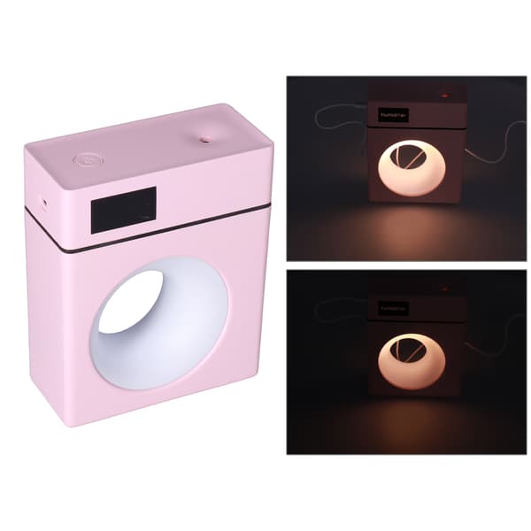 500 ml rosa billuftfuktare USB-driven dimdiffusor för hemmakontor sovrum
