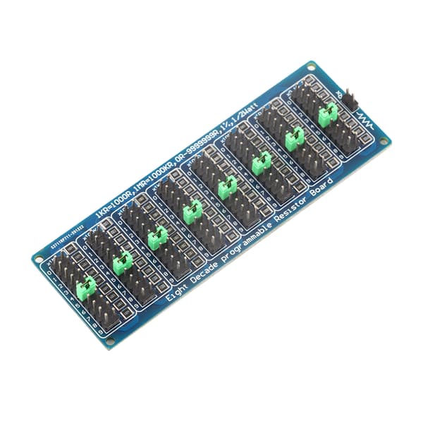 Programmerbart motståndsbräde 0.1R-9.999999MΩ 8-kanals precision 0.1% toleranssats