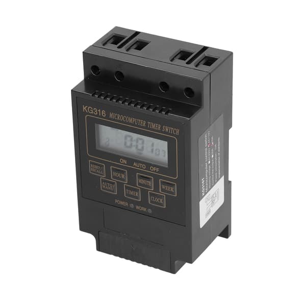 110V Automatisk Timerkontakt Kg316t, 10A Udendørs Gadebelysningscontroller Strøm