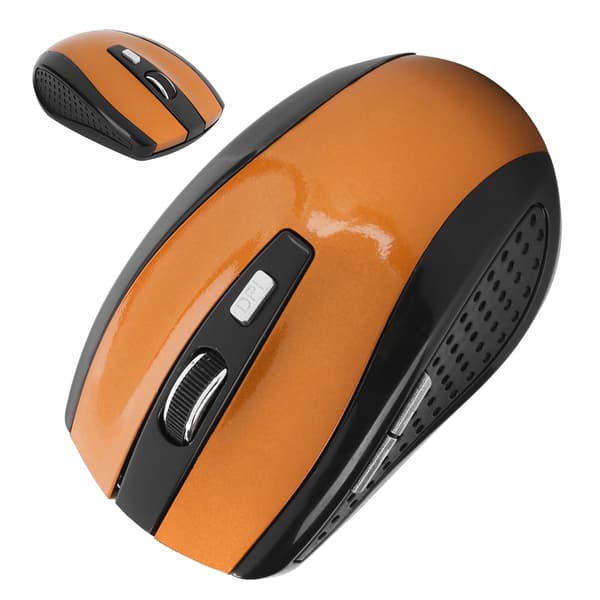 Trådløs mus Notebook Computer Optisk Gaming Tilbehør med justerbar DPI 250Hz Orange