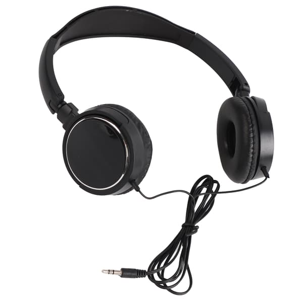 Sammenfoldeligt kompakt kablet headset Stereo HiFi musik hovedtelefon