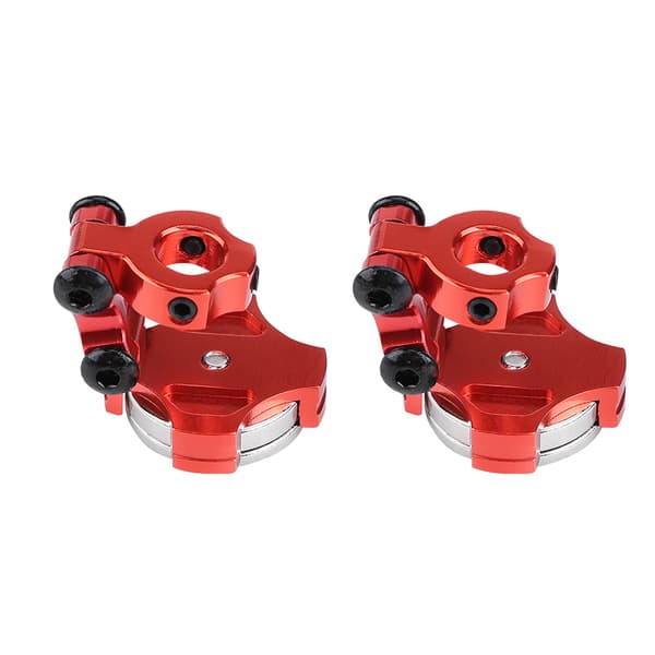 2 stk. modelkøretøjstilbehør Metal magnetisk stealth karosserimontering til RC-bil (rød)