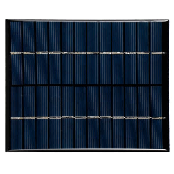 2W 12V DIY Polykristallin Kisel Solpanel Modul för Solljus Vetenskapsprojekt Laddning