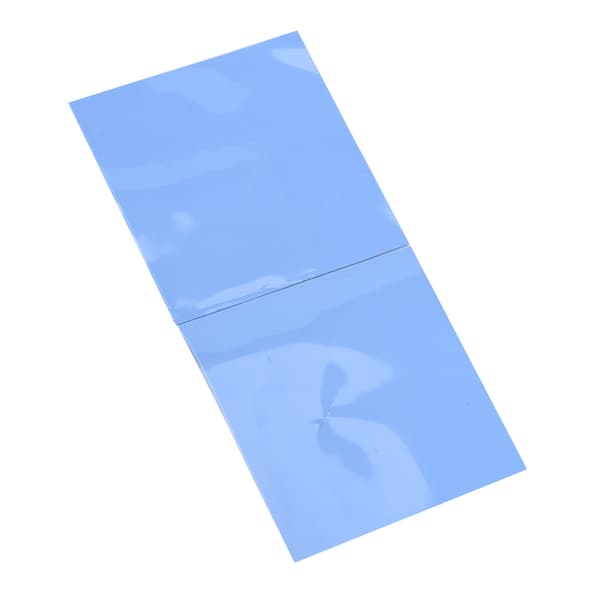 2 STK 100mm x 100mm x 1mm CPU Chip Køleplade Termisk Ledende Silikone Pad