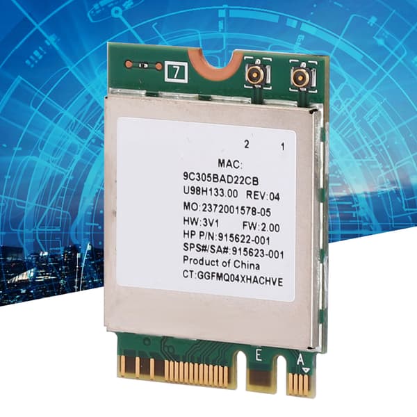 Netværkskort RTL8822BE Dual Band 2.4G/5G M.2 Interface Understøttelse af Bluetooth 4.2