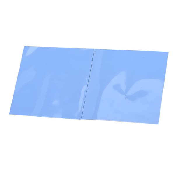 2 STK 100mm x 100mm x 1mm CPU Chip Køleplade Termisk Ledende Silikone Pad